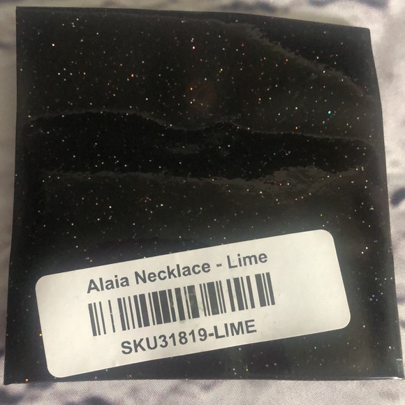 Bar By Alexa Rae Alaia Necklace Lime Color . - Picture 6 of 7